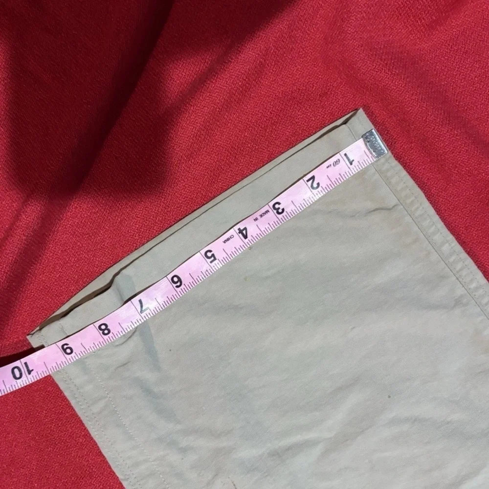 The North Face Pants Mens Large Beige Nylon Cargo Convertible Belted Hiking